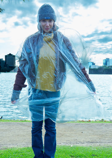 Degradable Adult Rain Poncho